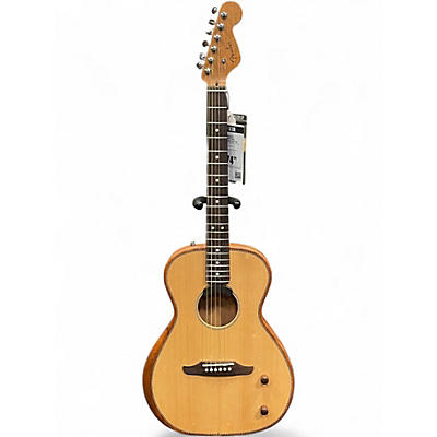 Used Fender HIGHWAY DREADNOUGHT Natural Acoustic Electric Guitar