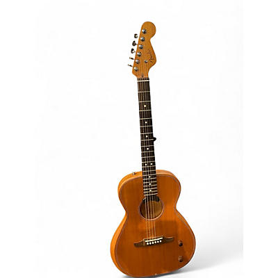 Used Fender HIGHWAY PARLOR Natural Acoustic Electric Guitar