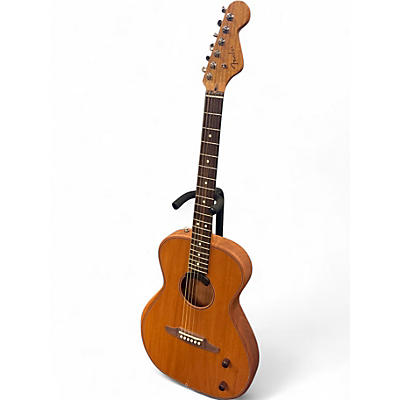 Used Fender HIGHWAY SERIES PARLOR Natural Acoustic Electric Guitar