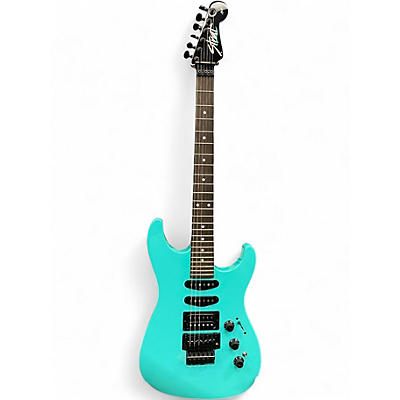 Used Fender HM Heavy Metal Stratocaster Green Solid Body Electric Guitar