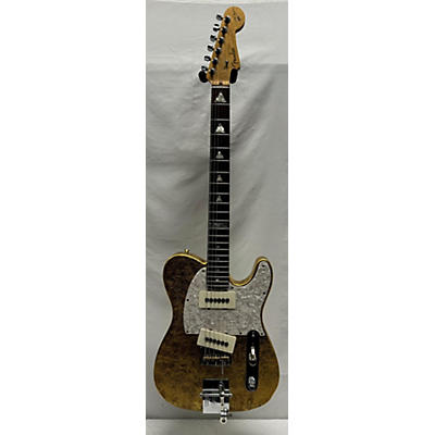 Fender Used Fender Hellcasters Jazz-A-Caster Metallic Gold Solid Body Electric Guitar