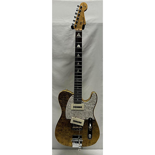 Fender Used Fender Hellcasters Jazz-A-Caster Metallic Gold Solid Body Electric Guitar Metallic Gold