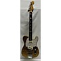 Used Fender Used Fender Hellcasters Jazz-A-Caster Metallic Gold Solid Body Electric Guitar Metallic Gold