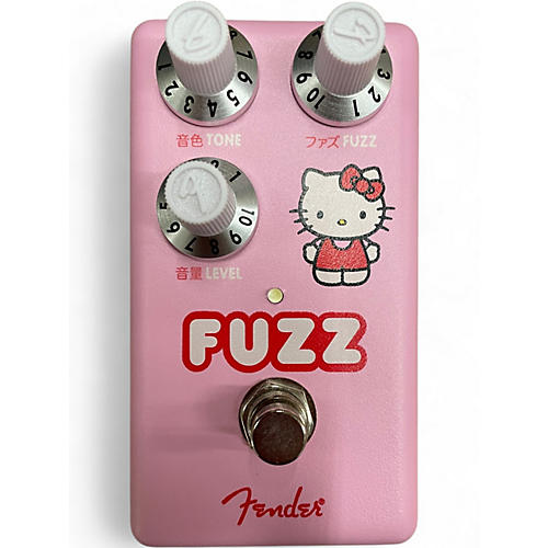 Used Fender Hello Kitty Fuzz Effect Pedal