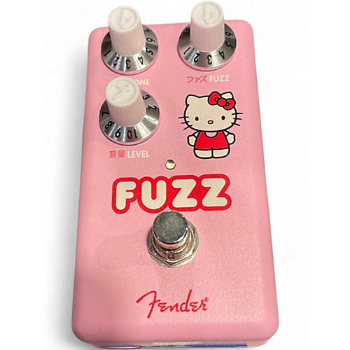 Used Fender Hello Kitty Fuzz Effect Pedal
