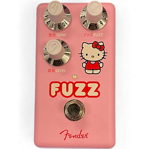 Used Fender Hello Kitty Fuzz Effect Pedal