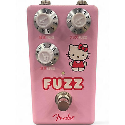 Used Fender Hello Kitty Fuzz Effect Pedal