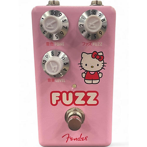 Used Fender Hello Kitty Fuzz Effect Pedal