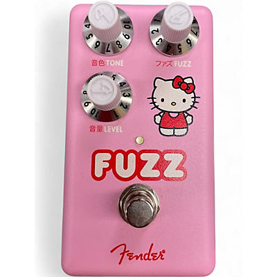 Used Fender Hello Kitty Fuzz Effect Pedal