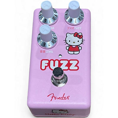 Used Fender Hello Kitty Fuzz Pedal Effect Pedal