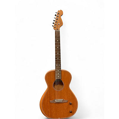 Used Fender Highway Acoustasonic Parlor Natural Acoustic Electric Guitar