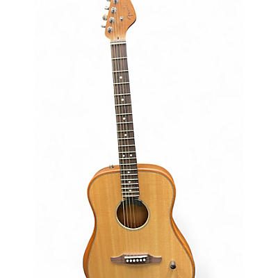 Used Fender Highway Antique Natural Acoustic Electric Guitar