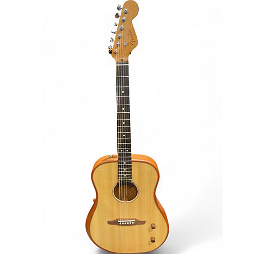 Used Fender Highway Dreadnought Natural Acoustic Electric Guitar Natural