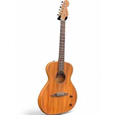 Used Fender Highway Dreadnought Natural Acoustic Electric Guitar