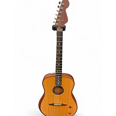 Used Fender Highway Dreadnuaght Natural Acoustic Electric Guitar