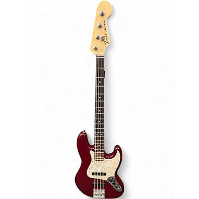 Used Fender Highway One Jazz Bass Red Electric Bass Guitar