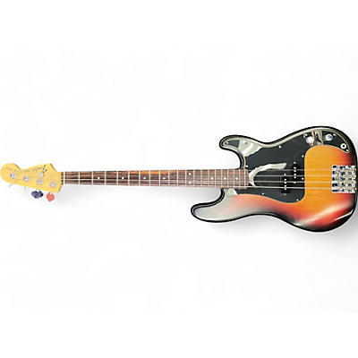 Used Fender Highway One Precision Bass Sunburst Electric Bass Guitar