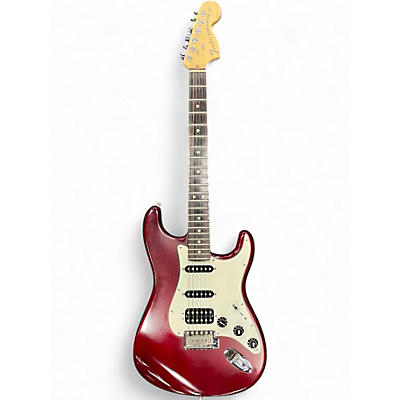 Used Fender Highway One Stratocaster HSS Maroon Solid Body Electric Guitar