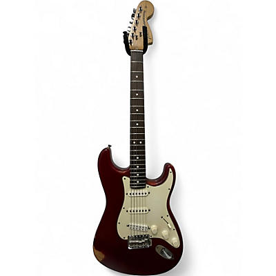 Used Fender Highway One Stratocaster Trans Crimson Red Solid Body Electric Guitar