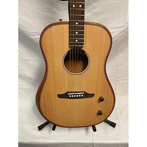 Fender Used Fender Highway Series Dreadnought Natural Acoustic Electric Guitar Natural