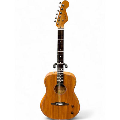 Used Fender Highway Series Dreadnought Natural Acoustic Electric Guitar