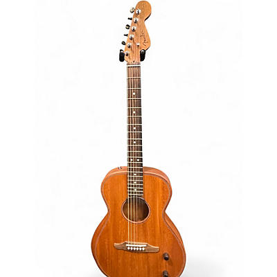 Used Fender Highway Series Parlor Mahogany Acoustic Electric Guitar