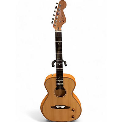 Fender Used Fender Highway Series Parlor Natural Acoustic Electric Guitar