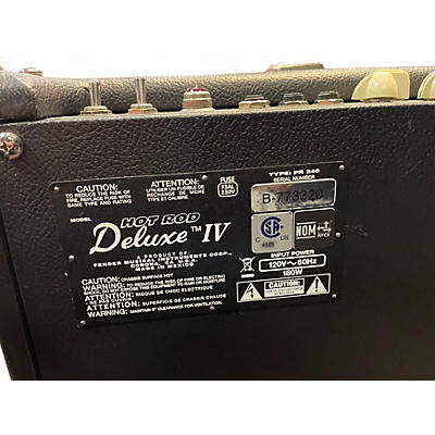 Used Fender Hot Rod Deluxe IV 40W 1x12 Tube Guitar Combo Amp