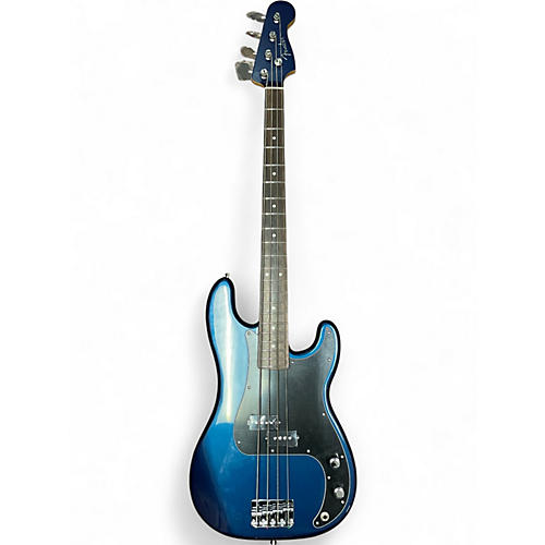 Used Fender Hybrid II Precision Bass Azurite Metallic Electric Bass Guitar Azurite Metallic