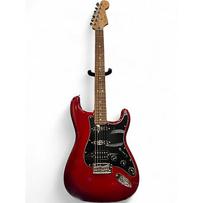 Used Fender II Stratocaster HSS Rosewood Fingerboard Limited Edition Candy Red Burst Solid Body Electric Guitar