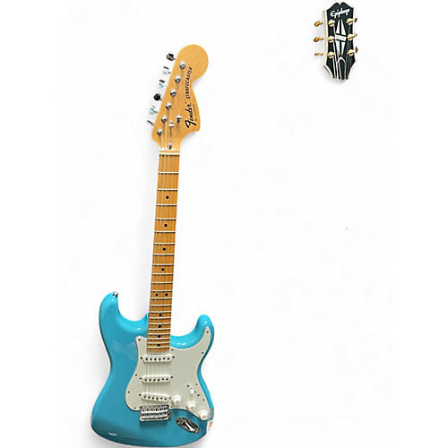 Used Fender International Stratocaster Maui Blue Solid Body Electric Guitar Maui Blue