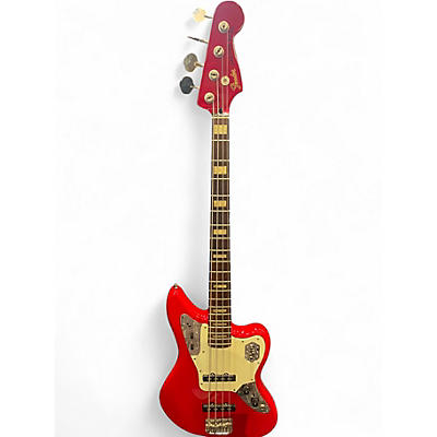 Used Fender J-Craft Jaguar Red Electric Bass Guitar