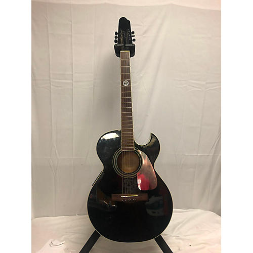 Fender Used Fender J5 Black Acoustic Electric Guitar Black