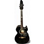 Used Fender J5 Black Acoustic Electric Guitar Black