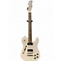 Used Fender JA90 Jim Adkins Thinline Telecaster Alpine White Hollow Body Electric Guitar Alpine White