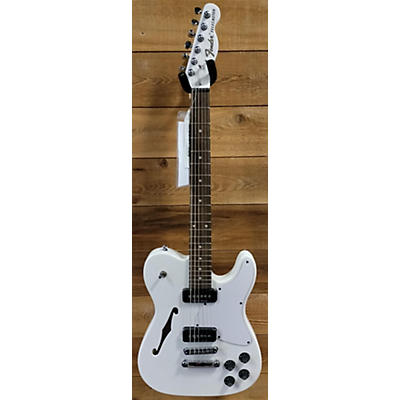 Fender Used Fender JA90 Jim Adkins Thinline Telecaster Arctic White Hollow Body Electric Guitar