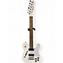 Used Fender JA90 Jim Adkins Thinline Telecaster Arctic White Hollow Body Electric Guitar Arctic White