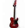 Used Fender JA90 Jim Adkins Thinline Telecaster Cherry Hollow Body Electric Guitar Cherry