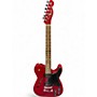 Used Fender JA90 Jim Adkins Thinline Telecaster Crimson Red Trans Hollow Body Electric Guitar Crimson Red Trans