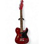 Used Fender JA90 Jim Adkins Thinline Telecaster Crimson Red Trans Hollow Body Electric Guitar Crimson Red Trans