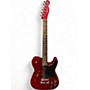 Used Fender JA90 Jim Adkins Thinline Telecaster Crimson Red Transparent Hollow Body Electric Guitar Crimson Red Transparent