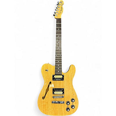 Used Fender JA90 Jim Adkins Thinline Telecaster Natural Hollow Body Electric Guitar