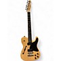 Used Fender JA90 Jim Adkins Thinline Telecaster Natural Hollow Body Electric Guitar Natural