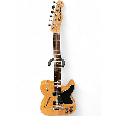 Used Fender JA90 Jim Adkins Thinline Telecaster Natural Hollow Body Electric Guitar