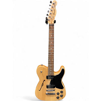 Used Fender JA90 Jim Adkins Thinline Telecaster Natural Hollow Body Electric Guitar