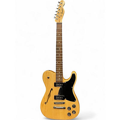 Used Fender JA90 Jim Adkins Thinline Telecaster Natural Hollow Body Electric Guitar