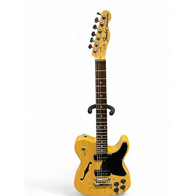 Used Fender JA90 Jim Adkins Thinline Telecaster Natural Hollow Body Electric Guitar