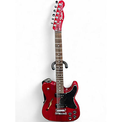 Used Fender JA90 Jim Adkins Thinline Telecaster RED Hollow Body Electric Guitar