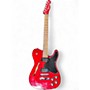 Used Fender JA90 Jim Adkins Thinline Telecaster Red Hollow Body Electric Guitar Red