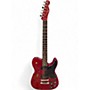 Used Fender JA90 Jim Adkins Thinline Telecaster Red Hollow Body Electric Guitar Red